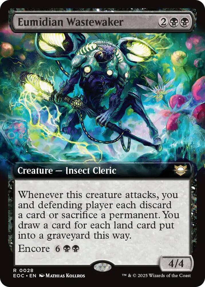 Eumidian Wastewaker (Extended Art) 28 card from Commander: Edge of Eternities