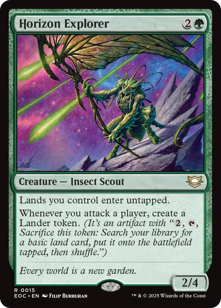 Horizon Explorer 15 card from Commander: Edge of Eternities