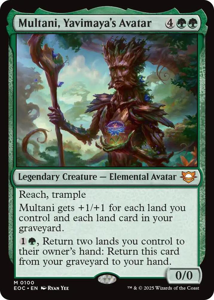 Multani, Yavimaya's Avatar 100 card from Commander: Edge of Eternities