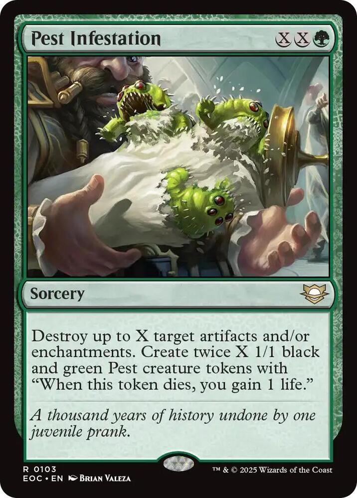 Pest Infestation 103 card from Commander: Edge of Eternities