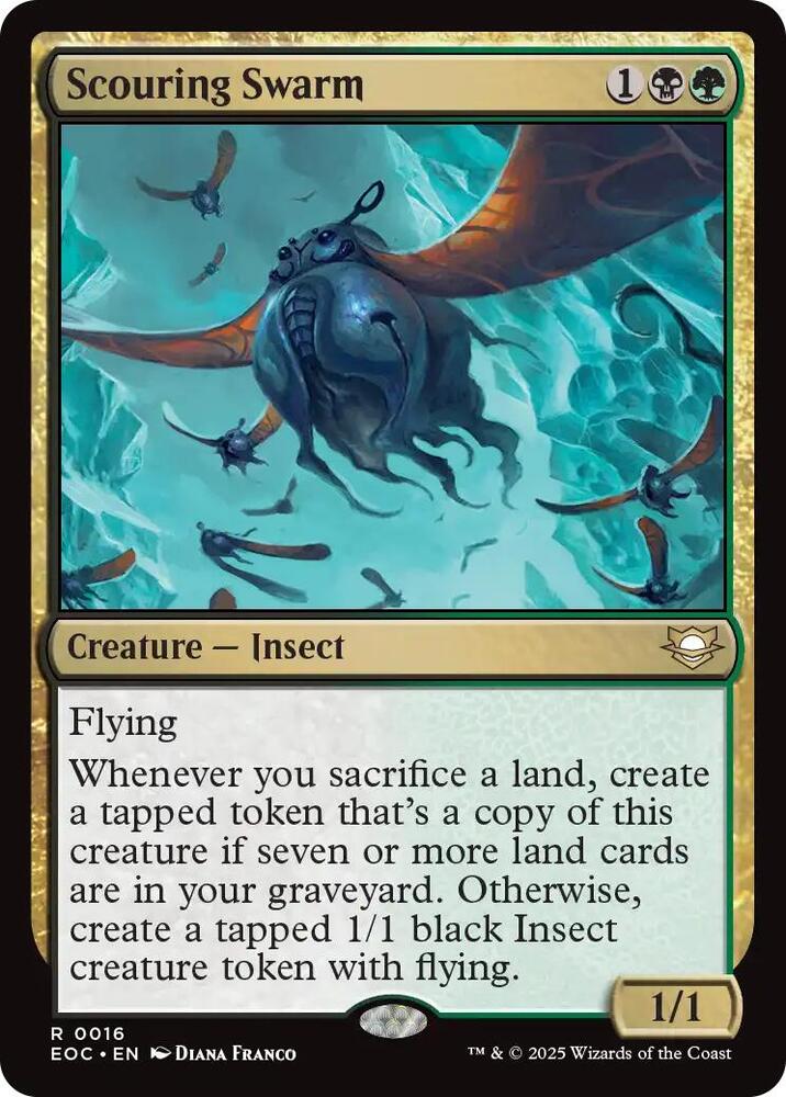 Scouring Swarm 16 card from Commander: Edge of Eternities