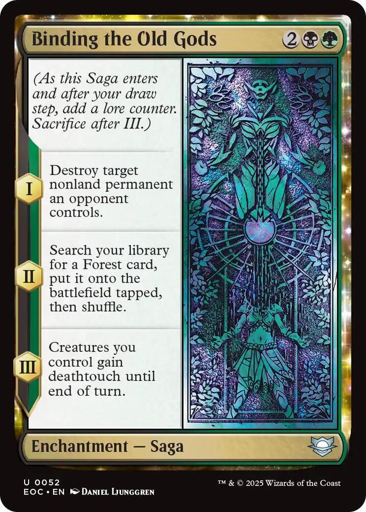 Binding the Old Gods 52 card from Commander: Edge of Eternities
