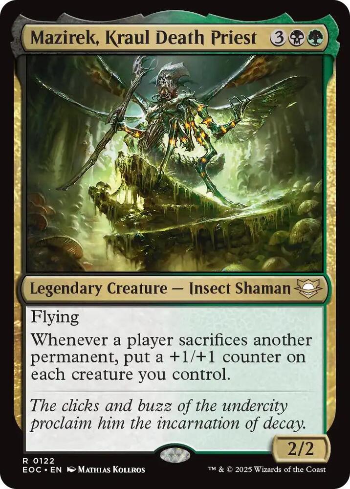 Mazirek, Kraul Death Priest 122 card from Commander: Edge of Eternities