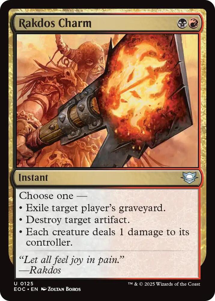 Rakdos Charm 125 card from Commander: Edge of Eternities