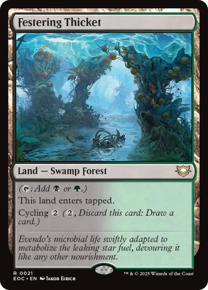 Festering Thicket 21 card from Commander: Edge of Eternities