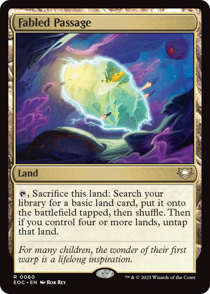 Fabled Passage 60 card from Commander: Edge of Eternities
