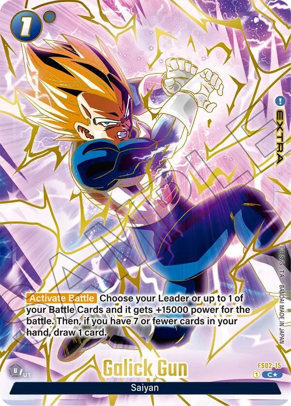 Galick Gun (1st Anniversary Set) FS02-15 card from Fusion World Promotion Cards and Packs