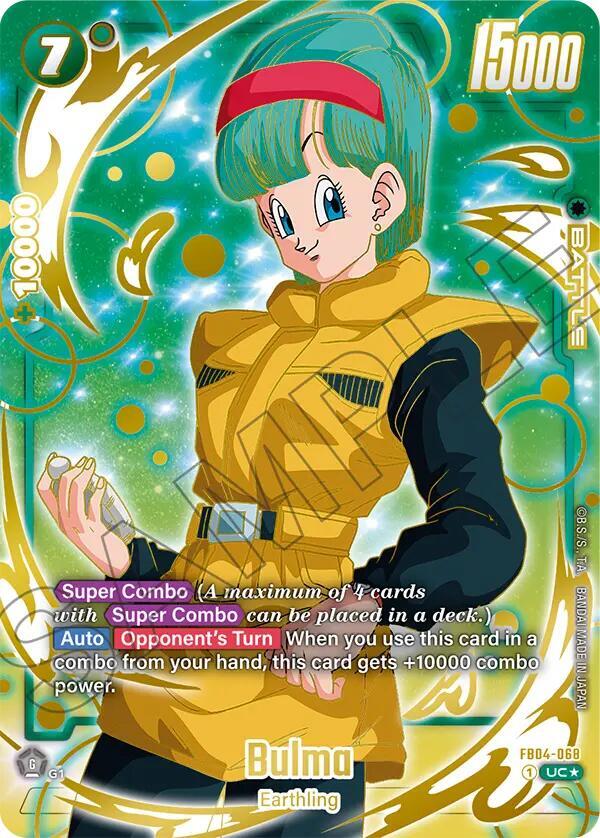 Bulma (1st Anniversary Set) FB04-068 card from Fusion World Promotion Cards and Packs