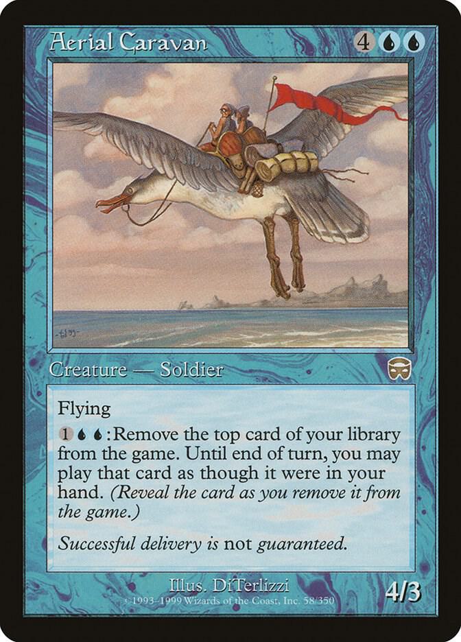 Aerial Caravan 58 card from Mercadian Masques