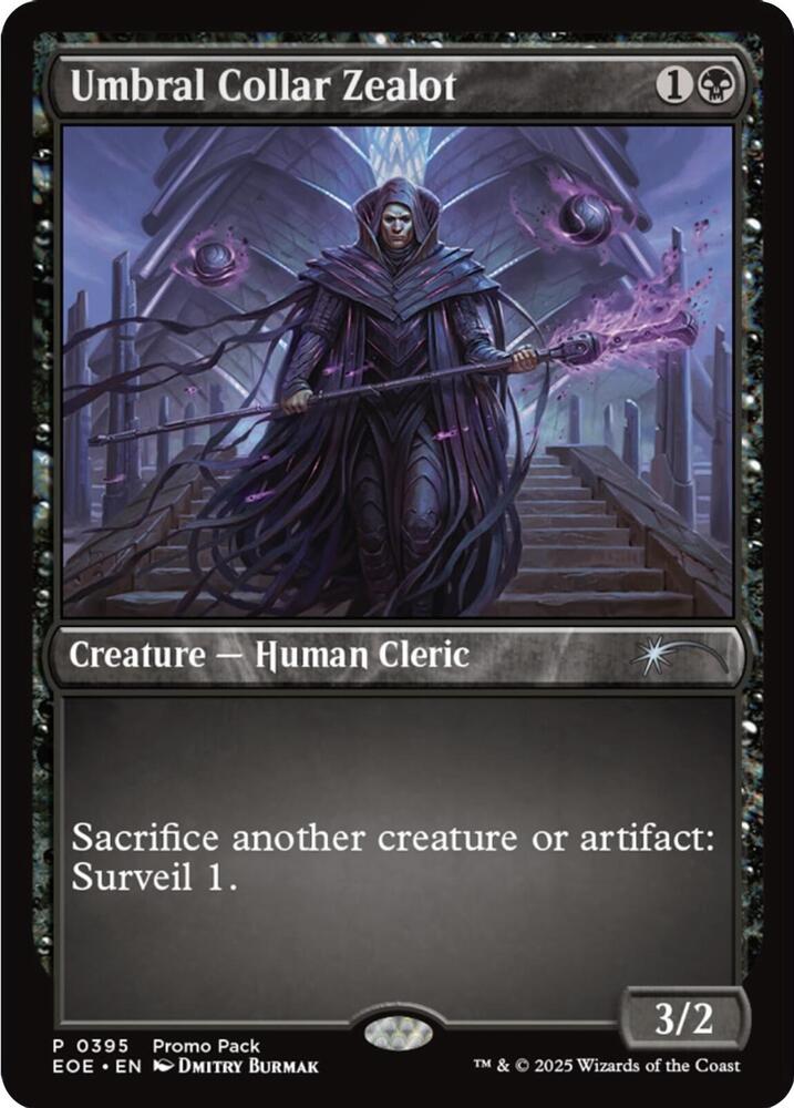 Umbral Collar Zealot 395 card from Promo Pack: Edge of Eternities