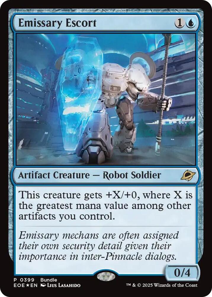 Emissary Escort (EOE Bundle) 399 card from Unique and Miscellaneous Promos