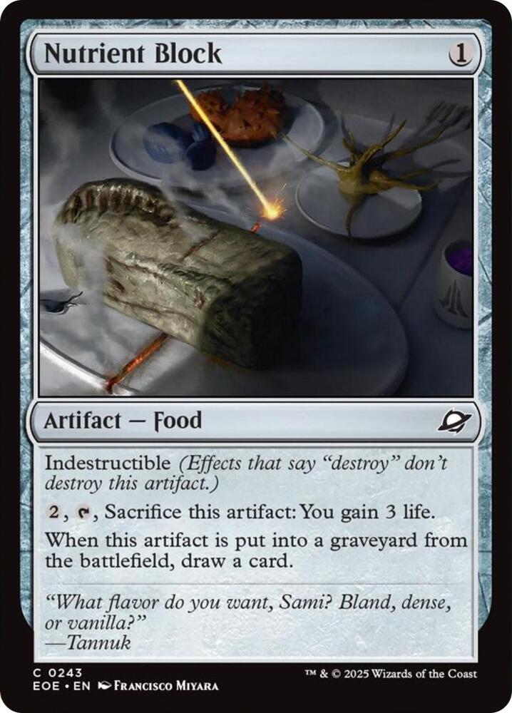 Nutrient Block 243 card from Edge of Eternities