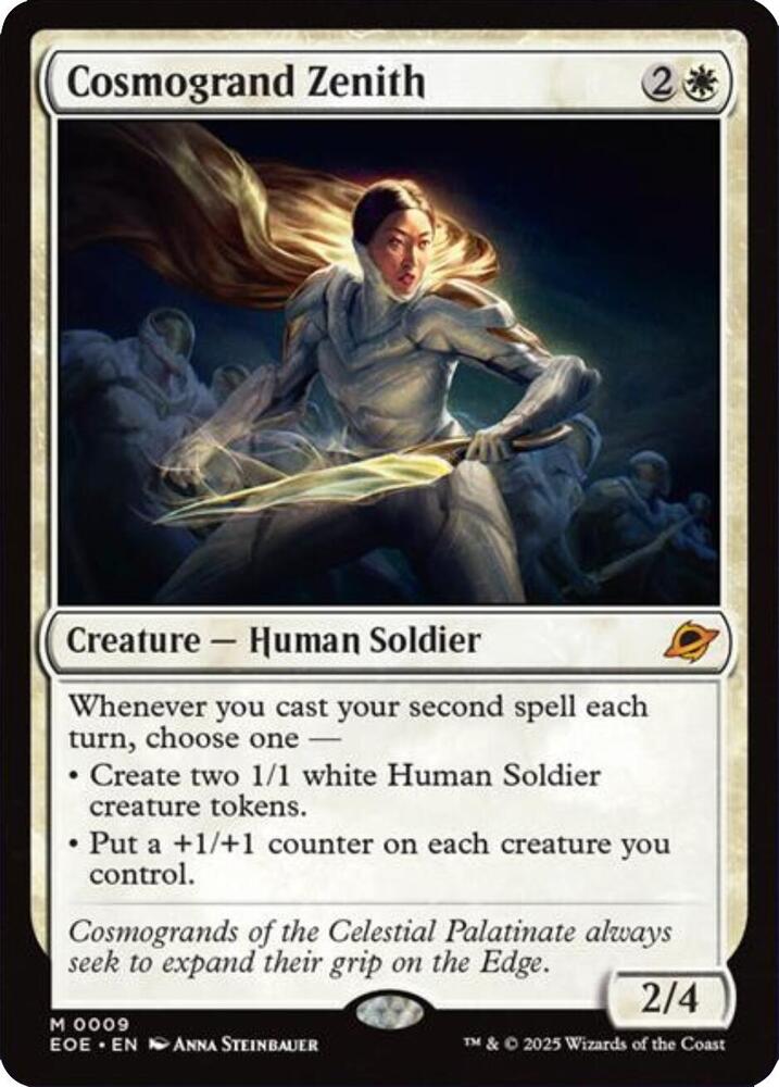 Cosmogrand Zenith 9 card from Edge of Eternities