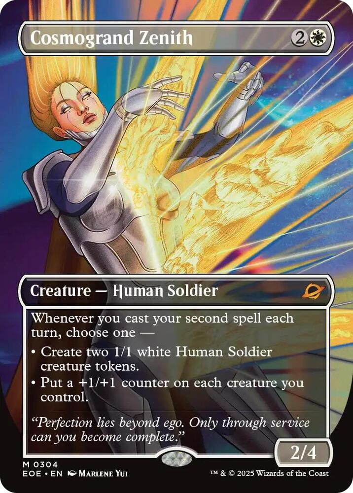 Cosmogrand Zenith (Borderless) 304 card from Edge of Eternities