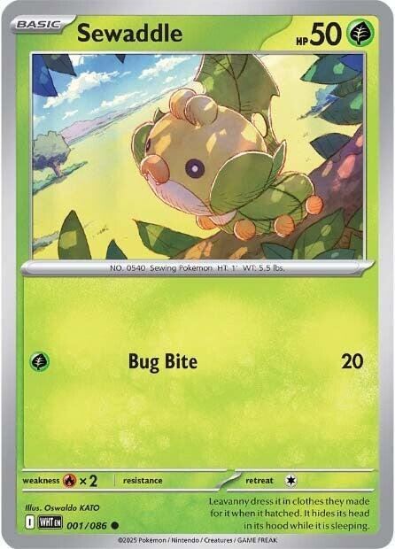 Sewaddle 001/086 card from SV: White Flare