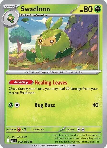 Swadloon 002/086 card from SV: White Flare