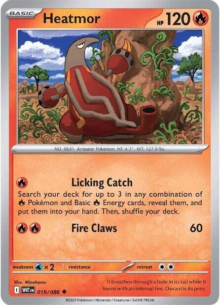 Heatmor 019/086 card from SV: White Flare