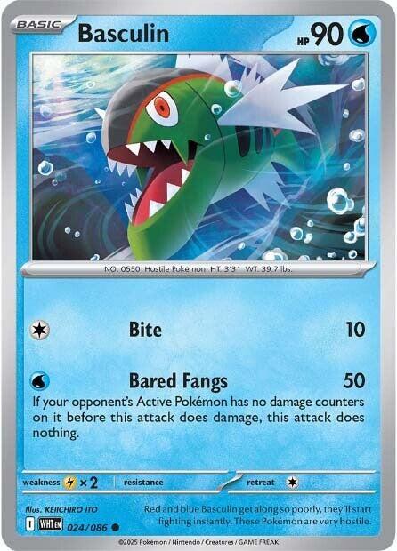 Basculin 024/086 card from SV: White Flare