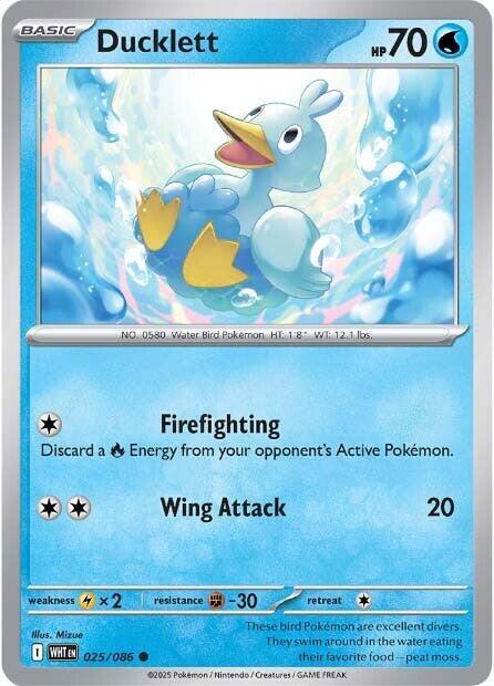 Ducklett 025/086 card from SV: White Flare