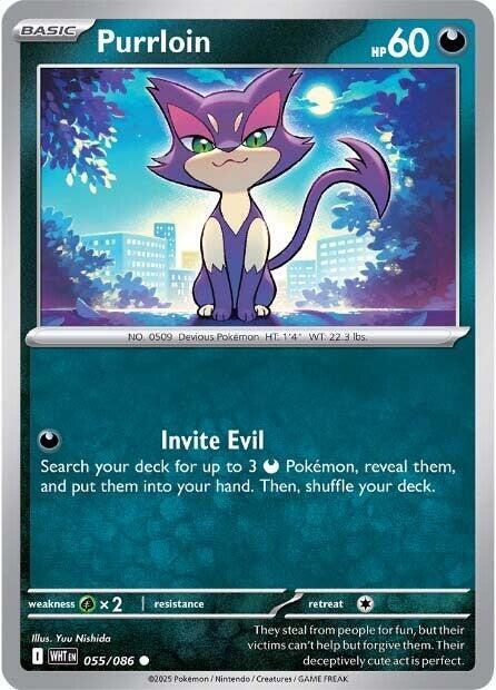 Purrloin 055/086 card from SV: White Flare