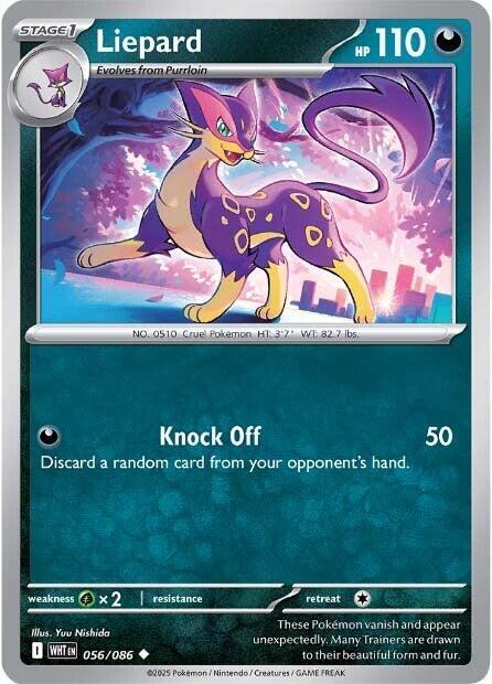 Liepard 056/086 card from SV: White Flare