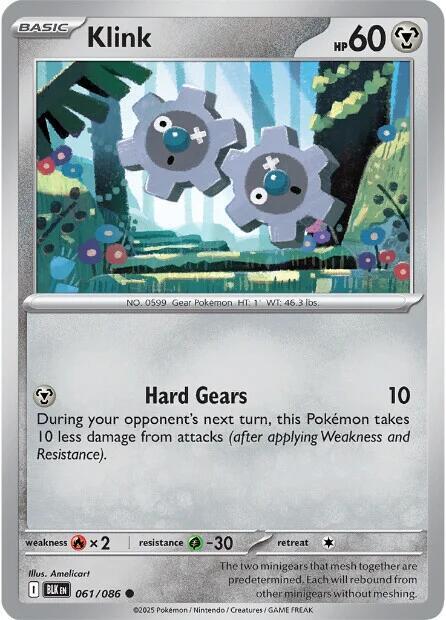 Klink 061/086 card from SV: Black Bolt