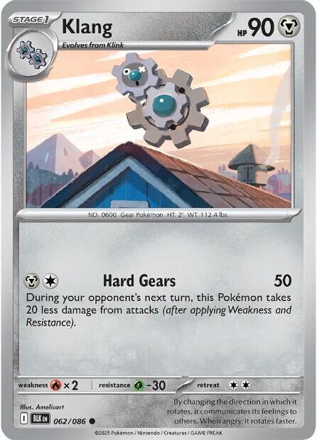 Klang 062/086 card from SV: Black Bolt