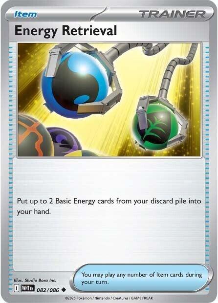 Energy Retrieval 082/086 card from SV: White Flare
