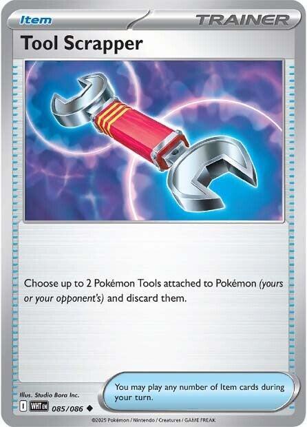 Tool Scrapper 085/086 card from SV: White Flare