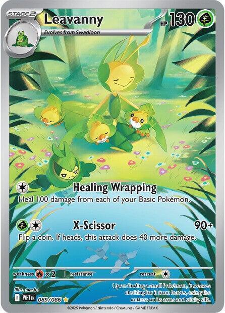 Leavanny 089/086 card from SV: White Flare