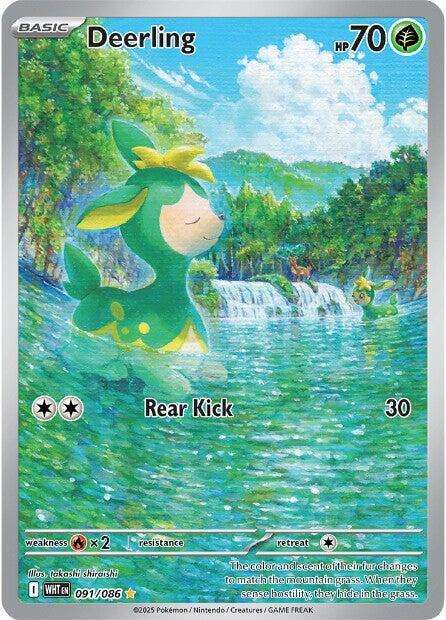 Deerling 091/086 card from SV: White Flare