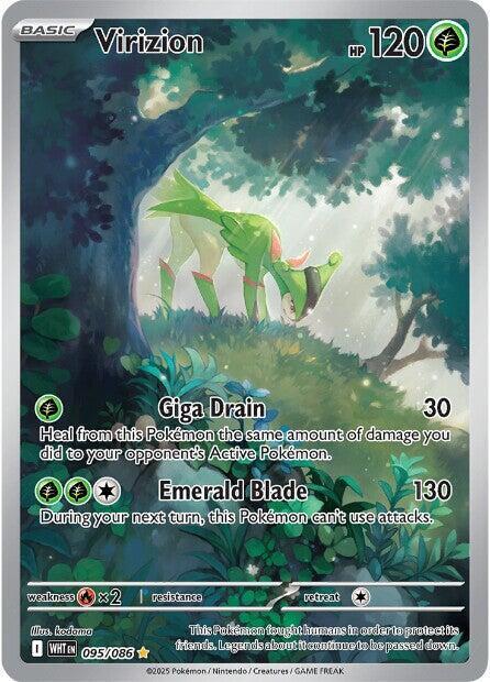 Virizion 095/086 card from SV: White Flare