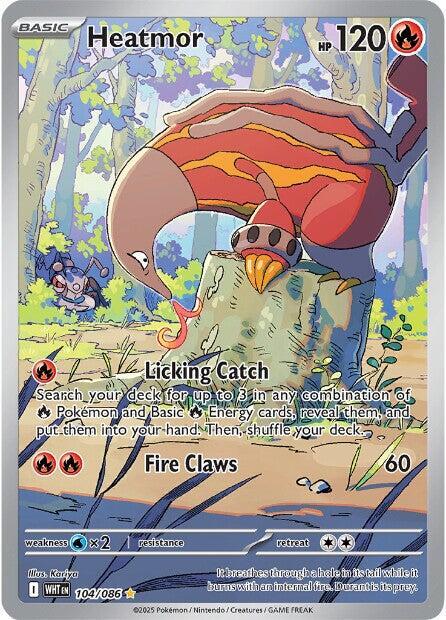 Heatmor 104/086 card from SV: White Flare