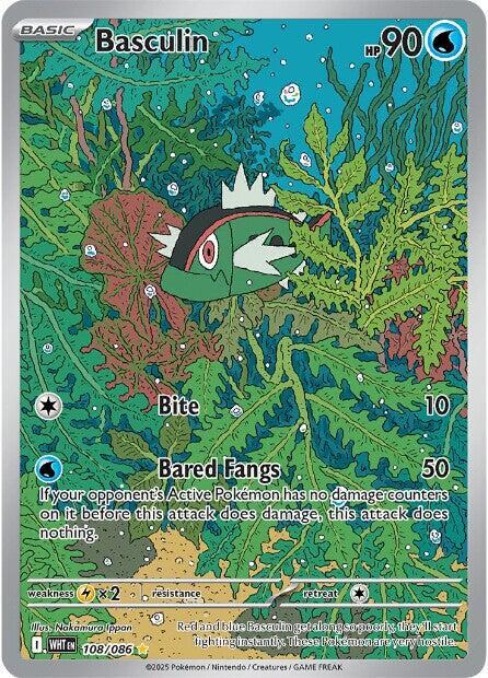 Basculin 108/086 card from SV: White Flare