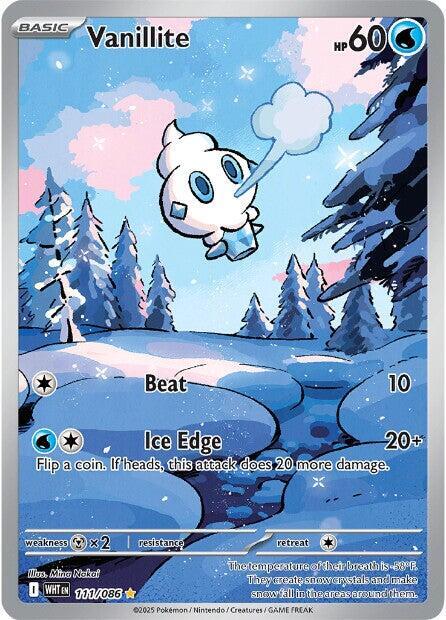 Vanillite 111/086 card from SV: White Flare