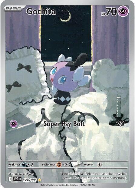Gothita 124/086 card from SV: White Flare