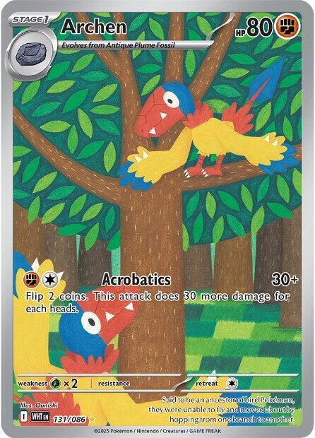 Archen 131/086 card from SV: White Flare