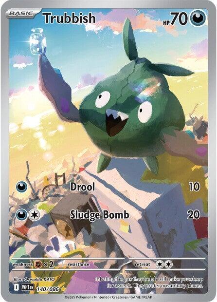 Trubbish 140/086 card from SV: White Flare