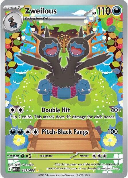 Zweilous 147/086 card from SV: White Flare