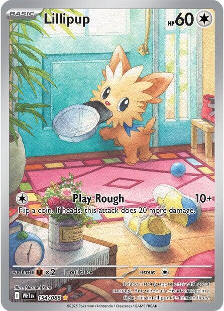Lillipup 154/086 card from SV: White Flare