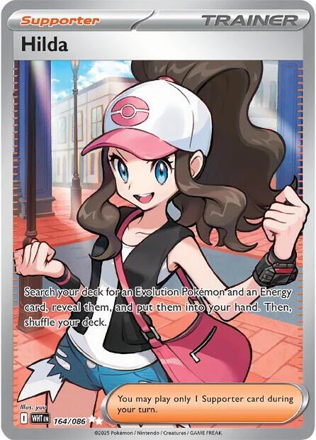 Hilda 164/086 card from SV: White Flare