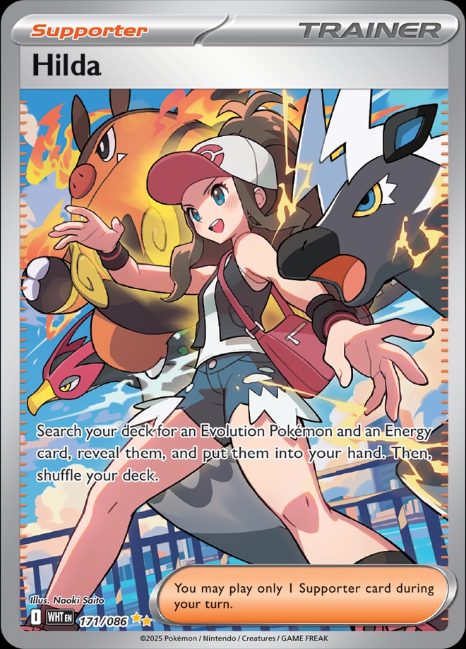 Hilda 171/086 card from SV: White Flare