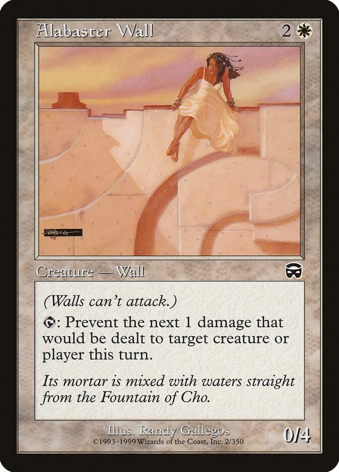 Alabaster Wall 2 card from Mercadian Masques