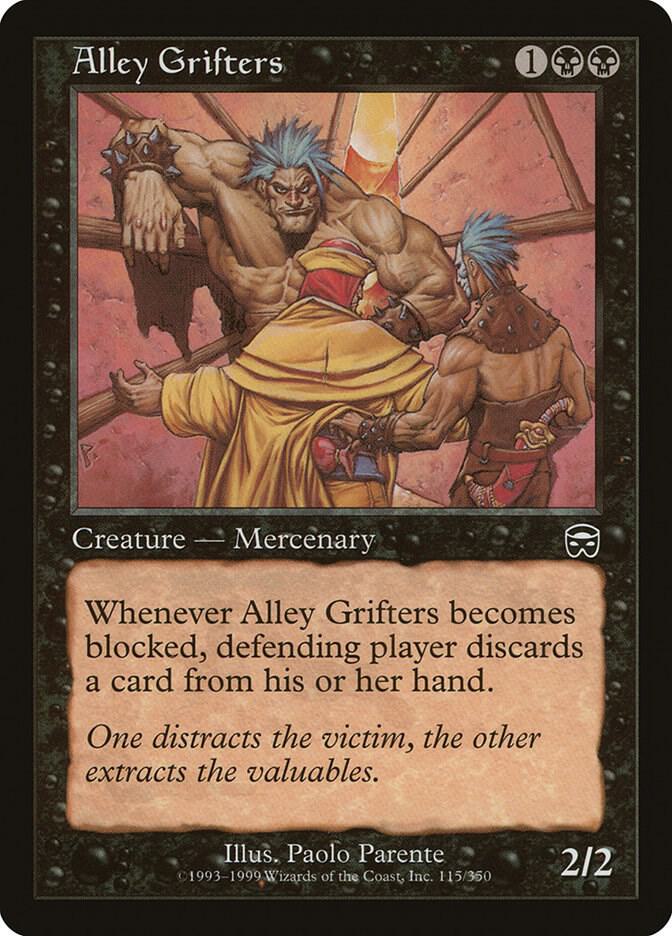 Alley Grifters 115 card from Mercadian Masques