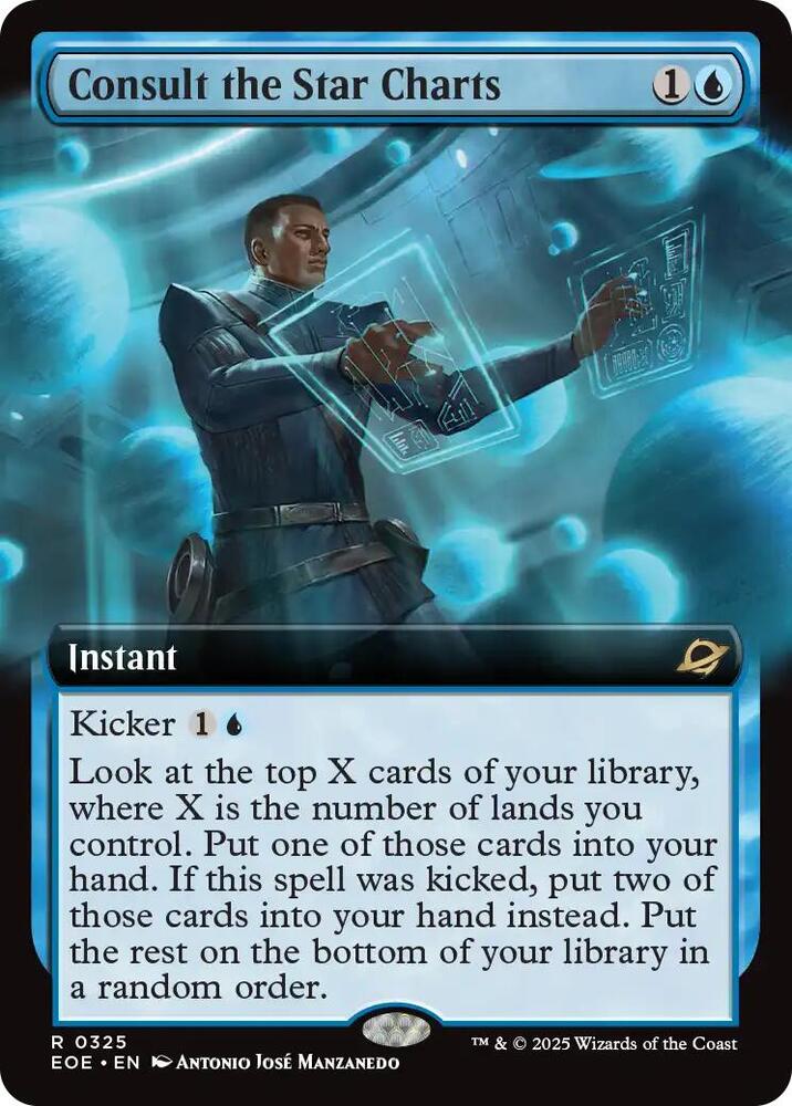 Consult the Star Charts (Extended Art) 325 card from Edge of Eternities