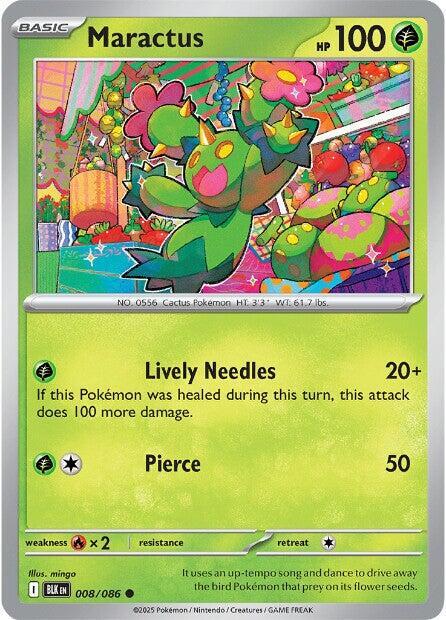 Maractus 008/086 card from SV: Black Bolt