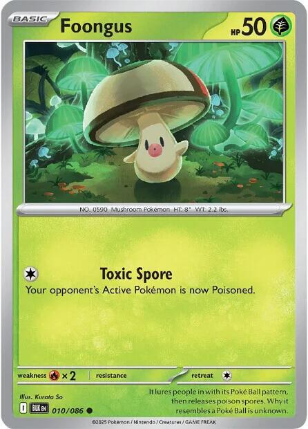 Foongus 010/086 card from SV: Black Bolt