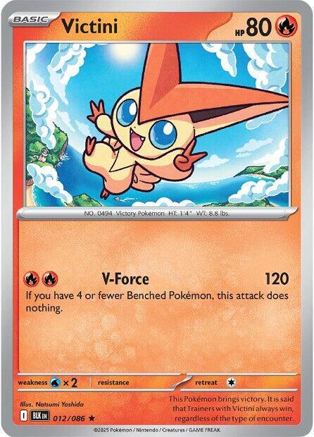 Victini 012/086 card from SV: Black Bolt