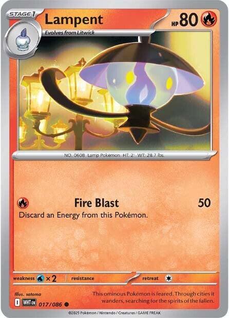 Lampent 017/086 card from SV: White Flare