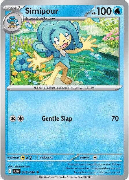 Simipour 018/086 card from SV: Black Bolt